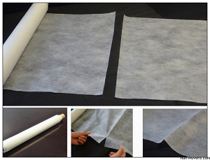 Non-woven fabric with Perforation