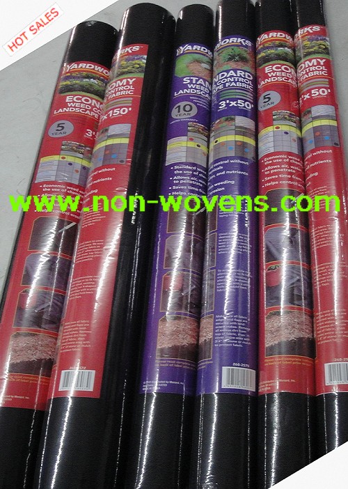 Landscape nonwoven fabric