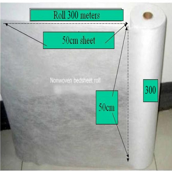 Absorbent Perforated Non-Woven Stretcher Bed Sheet